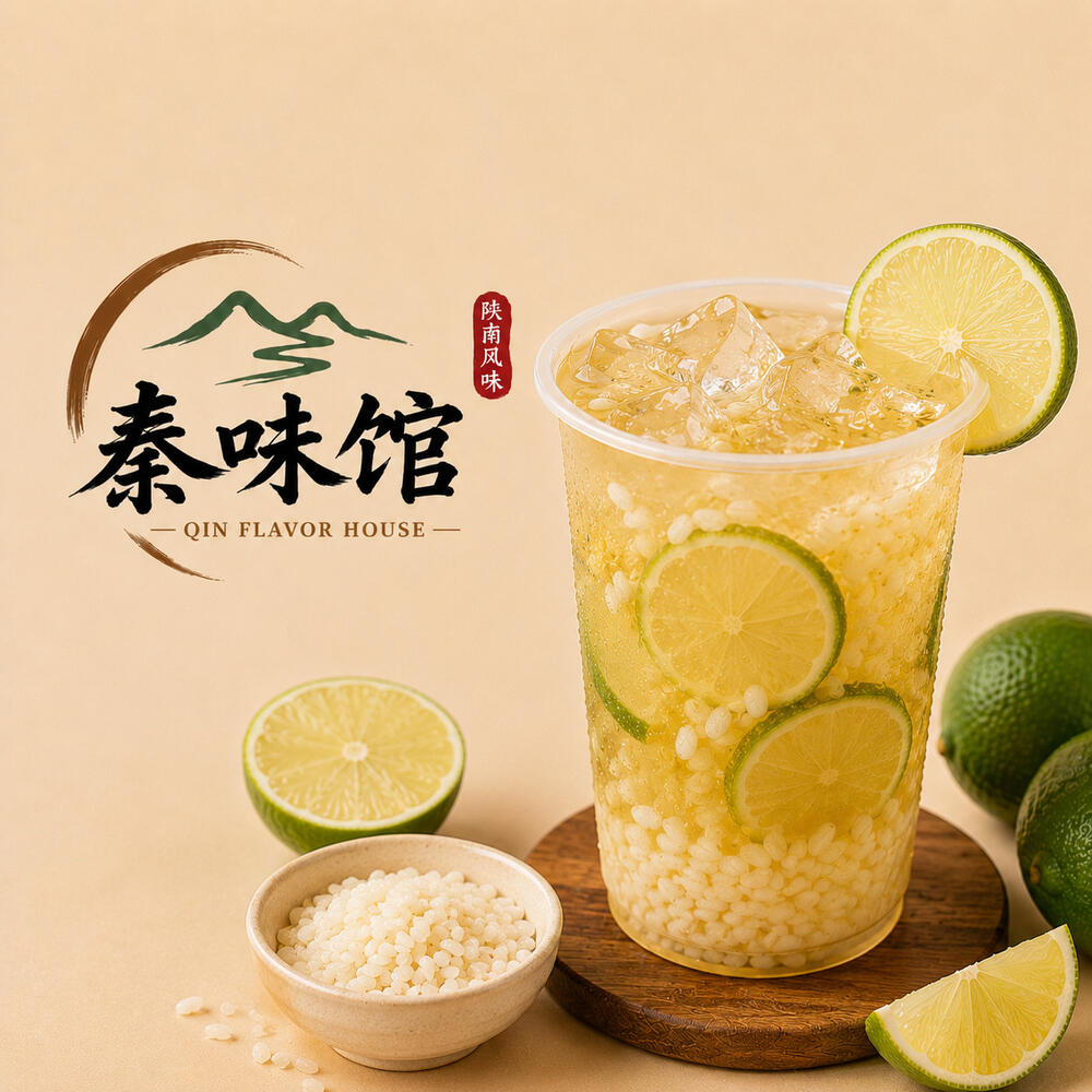 Lime Rice Wine Iced Tea